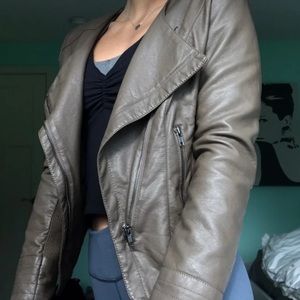 Nordstrom faux leather jacket
